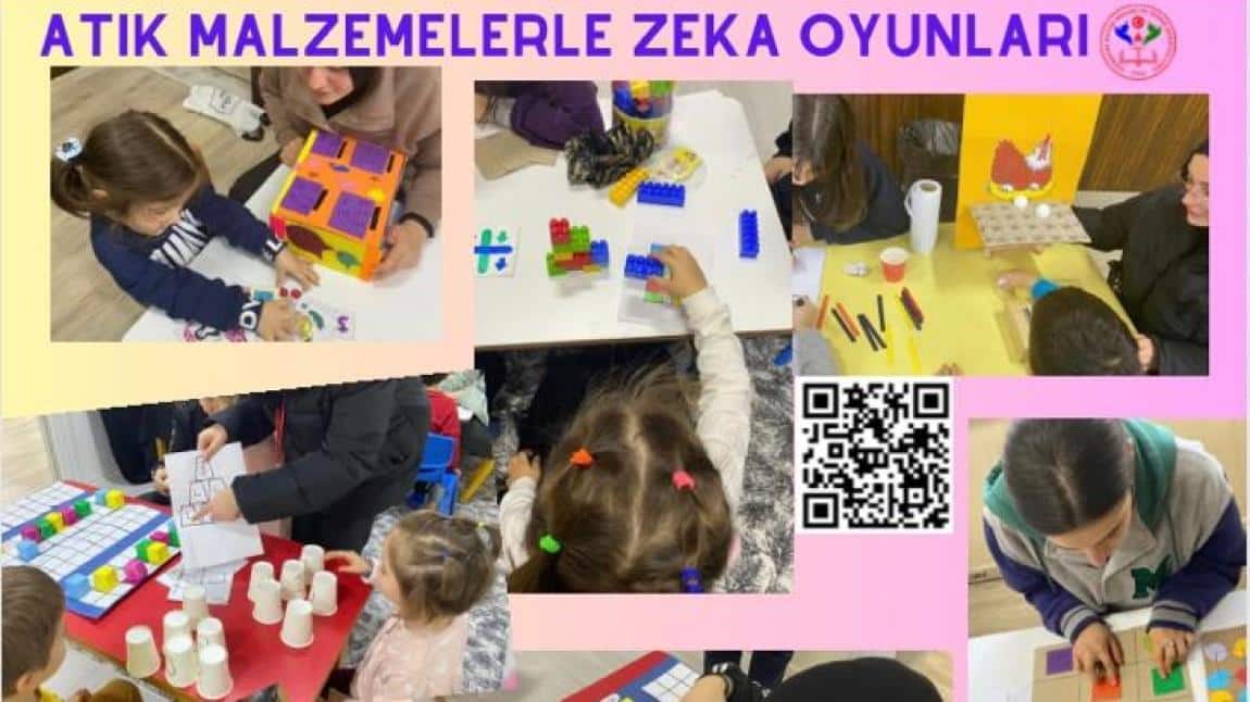 Çocuk Gelişimi ve Eğitimi öğrencileri Atık Malzemelerle Zeka Oyunları Tasarladı